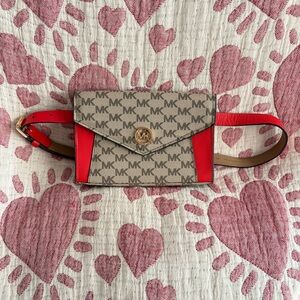 Michael Kors Monogram Belt Bag